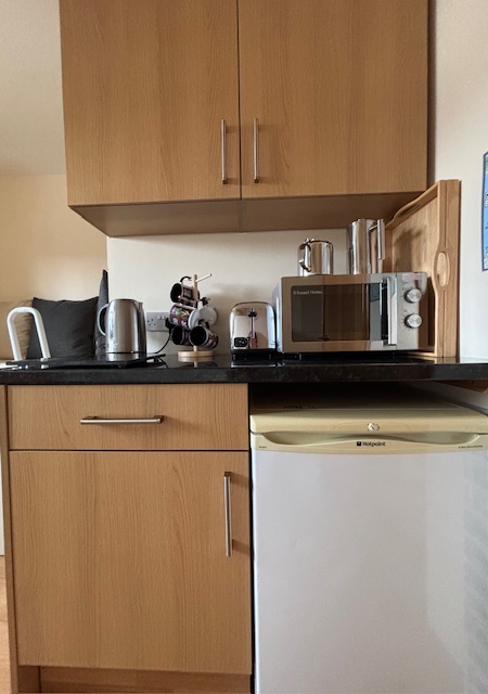 The guest kitchen